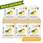 Ready Harvest Freeze-Dried Organic Pineapple 6 pack  14 oz