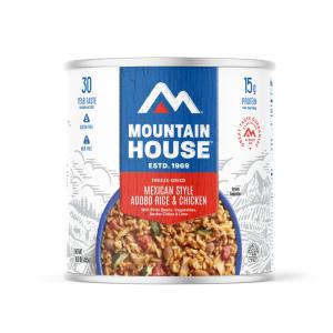 Mountain House Freeze Dried Mexican-Style Adobo Rice with Chicken # 10  16.oz
