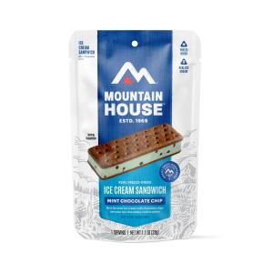 Mountain House Freeze Dried Mint Chocolate Chip Ice Cream Sandwich 1.1 oz