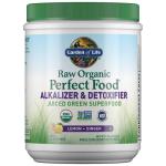 Raw Organic Perfect Food Alkalizer and Detoxifier Lemon-Ginger 9.94oz (282g) Powder