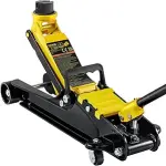 VEVOR 2.5 Ton Low Profile, Heavy-Duty Steel Racing Floor Jack with Single Piston Lift Pump, Lifting Range 3.35"-14.96"