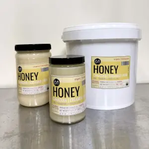 Organic Creamed Raw Canadian Honey (2.2 lb)