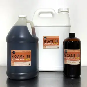 Organic Sesame Oil Toasted Expeller Pressed (32 oz)