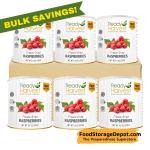 Ready Harvest Freeze-Dried Whole Raspberries 6 pack 9.5 oz