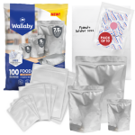 Multi-Size Mylar Bag Bundle 100 Pack