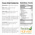 Ready Harvest Freeze-Dried Cranberries 6oz
