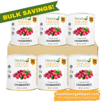 Ready Harvest Freeze-Dried Cranberries 6 pack 6 oz