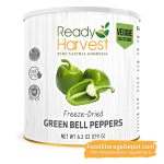Ready Harvest Freeze-Dried Green Peppers 6.3 oz