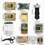 11-Piece Rhino Rescue Emergency Trauma Kit - First Aid Kits for Military Combat Tactical Response