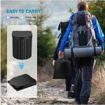 450lbs Capacity Portable Camping Toilet - 12" Seat