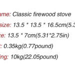 Mini Stainless Steel Camping Stove