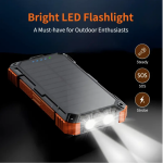 36000mAh Solar Powered Wireless Phone Charger