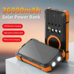 36000mAh Solar Powered Wireless Phone Charger