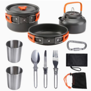 Deluxe Camping Cookware Kit