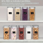 24pcs, BPA-Free Airtight Food Storage Containers