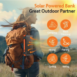 Solar Charger 20A Power Bank with Hand Crank