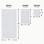 Luxurious Bath Towel Set - White