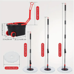 360° Spin Mop And Bucket Set