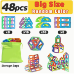 Magnetic Building Blocks DIY Magnets Toys