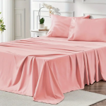 4-Piece Soft Cooling Sheets for Queen Size