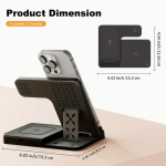 3-in-1 Wireless Charging Station - iPhone, Samsung, iWatch, AirPods