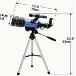 Portable Telescope with Smartphone Adapter& Wireless Remote