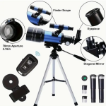 Portable Telescope with Smartphone Adapter& Wireless Remote
