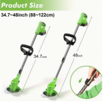 Cordless Weed Wacker, 3 Types of Blade