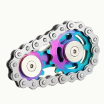 Stainless Steel Chain Fidget Spinner