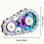 Stainless Steel Chain Fidget Spinner