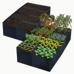 2 Pack 6x3x1ft Fabric Raised Garden Beds