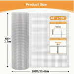 Chicken Wire - 1/4" 24" x 50'