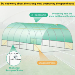 20x10x7ft Greenhouse Large Heavy Duty