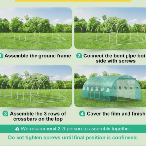 20x10x7ft Greenhouse Large Heavy Duty
