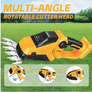 Cordless Grass Shear, 2-in-1 Handheld Hedge Trimmer