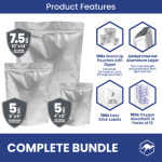 Multi-Size Mylar Bag Bundle 100 Pack