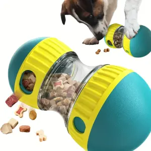 Interactive Dog Enrichment Toy - Adjustable Treat Dispenser, Food Puzzles Ball, Slow Feeder for Boredom, Keep Dogs Busy, Puppy Toy for Mental Stimulation and Reduced Destructive Behavior