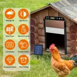 Automatic Solar Powered Chicken Coop Door Opener