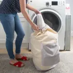 Canvas Fabric Laundry Bag, 1 piece, 26" x 37"