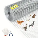 1/2 Inch HITTITE Hardware Cloth - 48in x 50ft - 19 Gauge Welded Wire for Maximum Protection and Strength