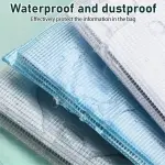 5pcs Waterproof Zipper Mesh Bags in Versatile Organizing Solution for Travel, Documents & More