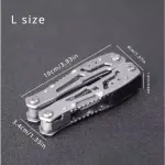 Multi-Tool Pocket Pliers - 420 Stainless Steel Folding Knife with Carrying Pouch