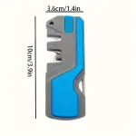 Portable SharpMaster - Fixed-Blade Knives - Multi-Functional Steel Sharpener with Easy Grip Handle for Outdoor Camping and Hiking