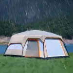 LOVEWE 4-6 People Automatic Quick-open Waterproof Camping Sunscreen Tent Outdoor Folding Portable Camping Awning