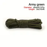 10M 7-Strand Reflective Rope, 4Mm/0.157In Diameter, Outdoor Wild Camping, Tent, Hiking, Hand Chain, Nighttime Reflective, Nylon Material