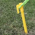 20pcs Heavy-Duty Tent Pegs - Ultra-Durable Windproof Stakes for Outdoor Camping, Travel, and Beach Mat Anchoring