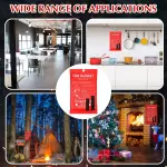 Fiberglass Emergency Fire Blankets (4 Packs of 39.37''x39.37'')