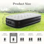 Tough, Anti-Deformation Premium Camping Air Mattress - Twin