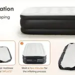 Tough, Anti-Deformation Premium Camping Air Mattress - Queen