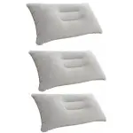 3Pcs Air Pillow Inflatable Cushion - Portable Head Rest Compact Travel Camping